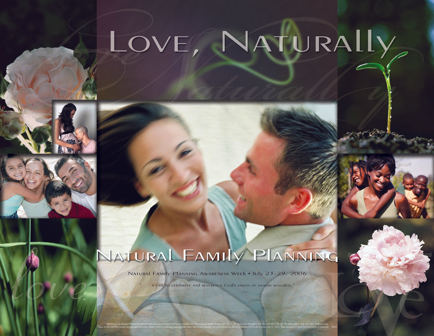 NFP Week Poster - 2006: "Love, Naturally"