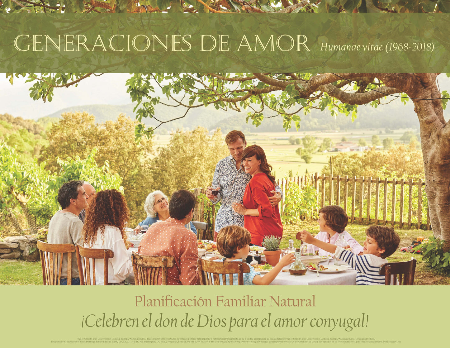 NFP Week Poster - 2018: "Generation of Love," Humanae Vitae Anniversary