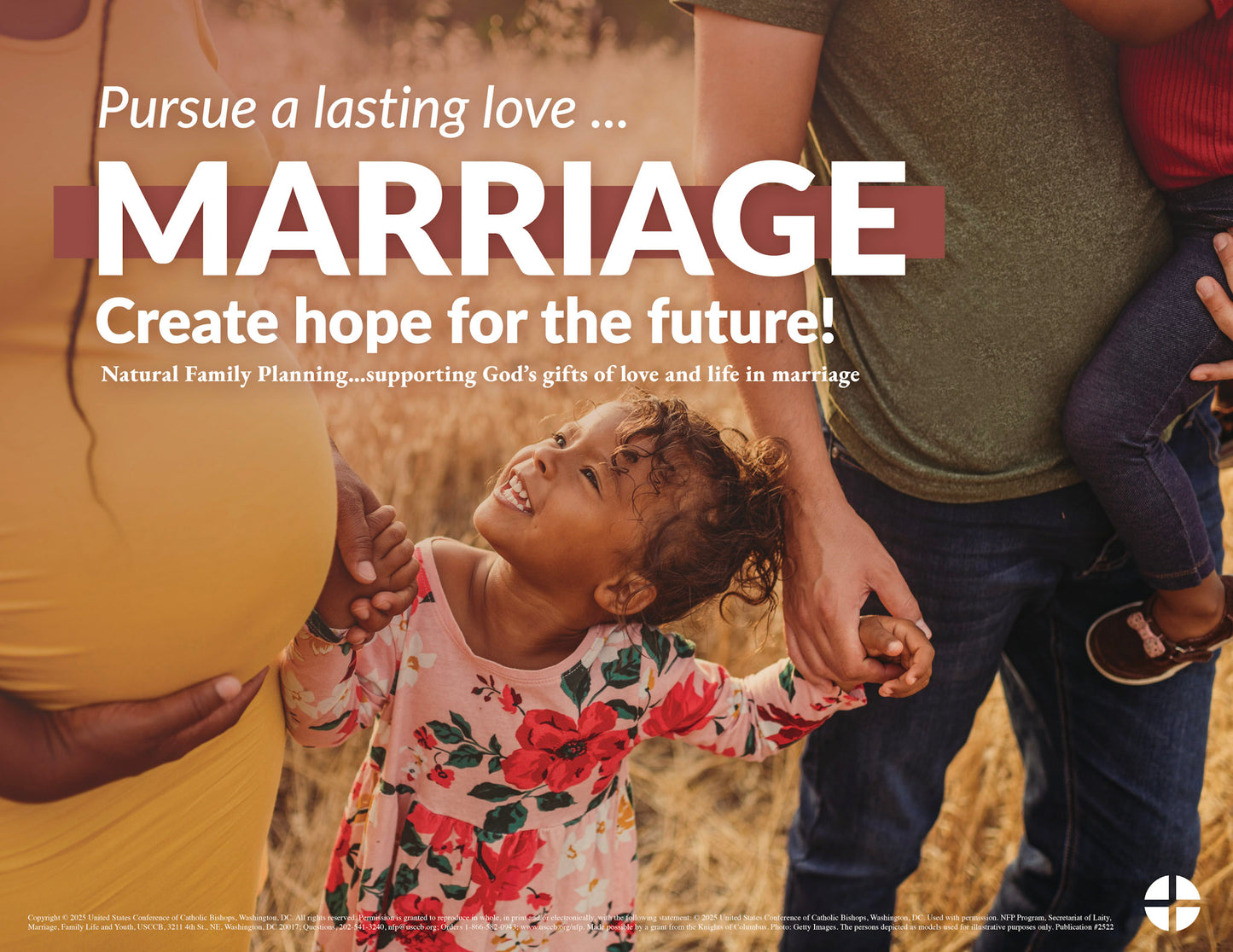 NFP Week Postcard - 2025: "Pursue a Lasting Love...Create Hope for the Future!" (Pack of 10)