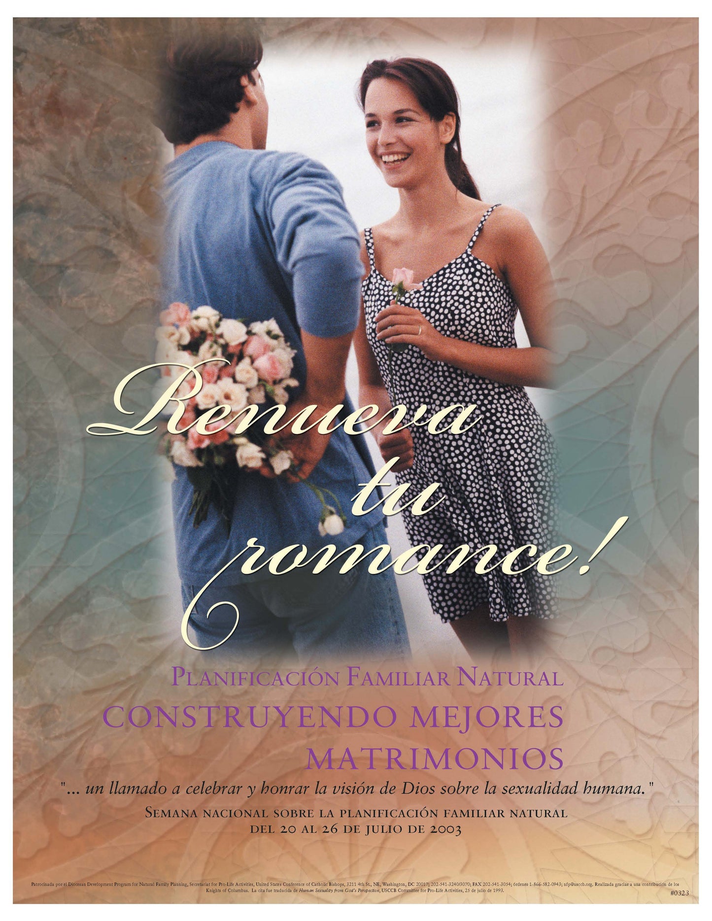 NFP Week Poster - 2003: "Enhance the Romance" Spanish