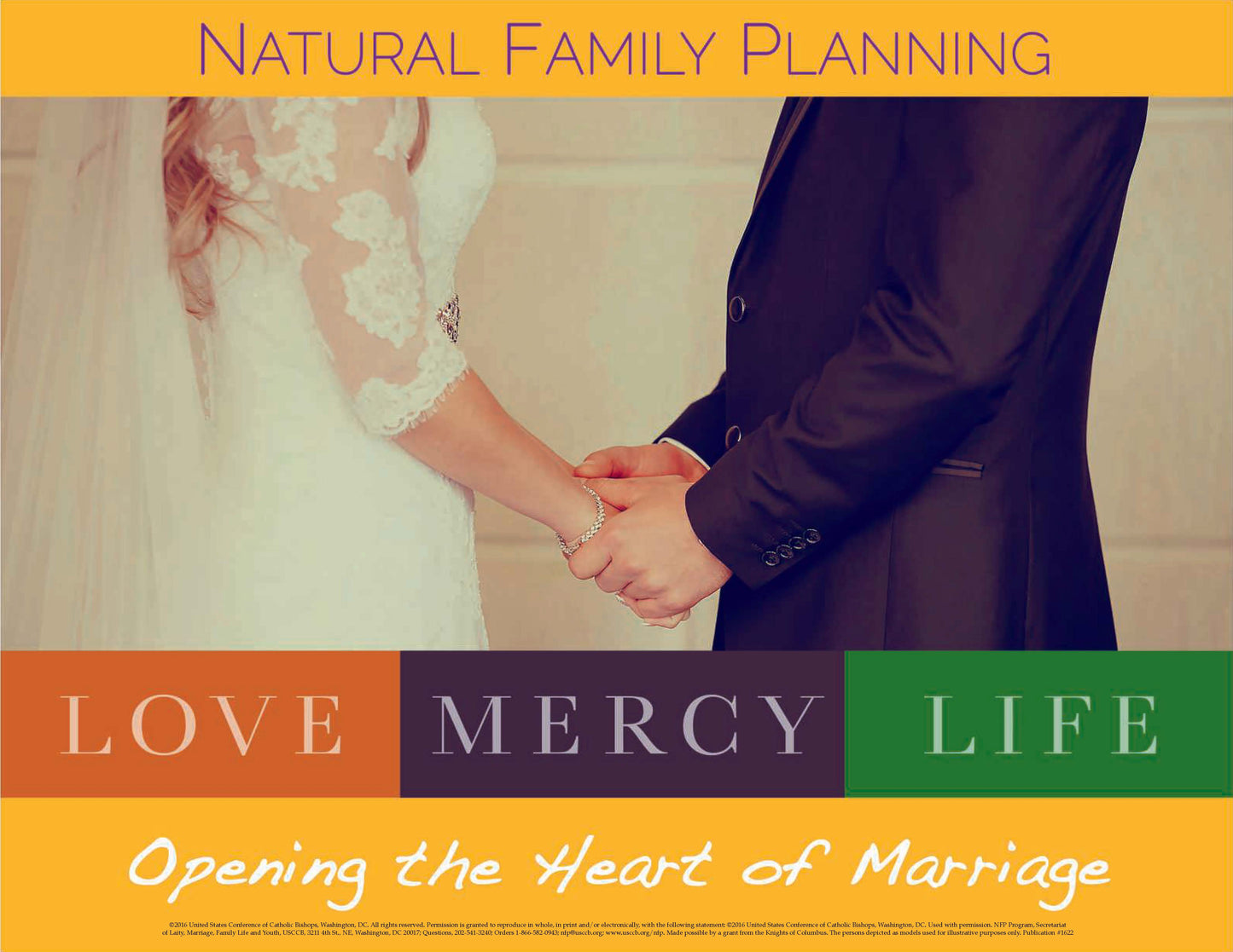 NFP Week Poster - 2016: "Opening the Heart of Marriage"
