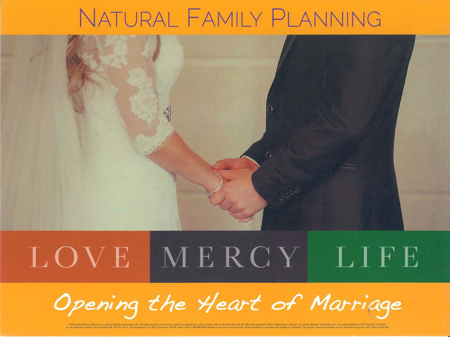 NFP Week Postcard - 2016: "Love Mercy Life" (Pack of 10)