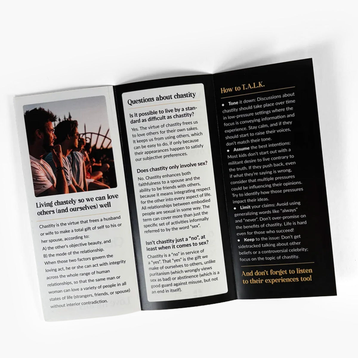Chastity Information Brochures for Parents (Pack of 25)